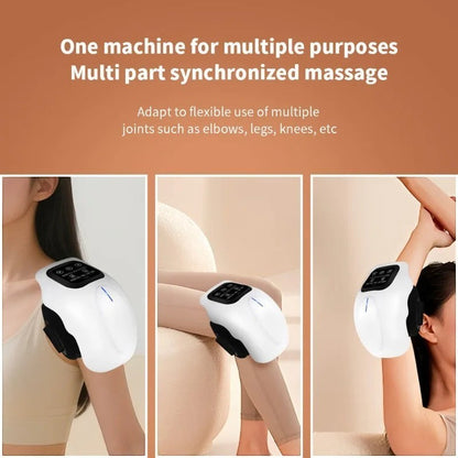 Rosavina intelligenter Knie- und Gelenkmassagegerät mit Wärme, 3D-Luftkompression und Vibration für Schmerzlinderung.